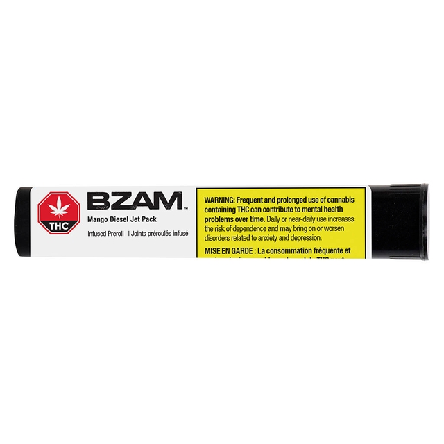 product-bzam-mango-diesel-jet-pack-infused-pre-roll-sativa-0-5g-logo-image